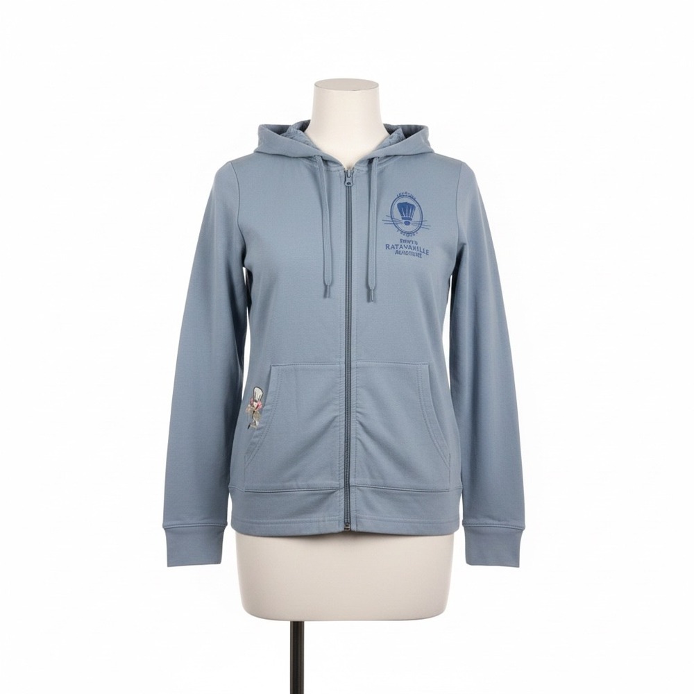 Disney World Pixar Epcot Remys Ratatouille Adventure Zip Up Hoodie Womens XS